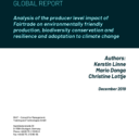 Analysis of the producer level impact of Fairtrade on environmentally friendly production, biodiversity conservation and resilience and adaptation to climate change